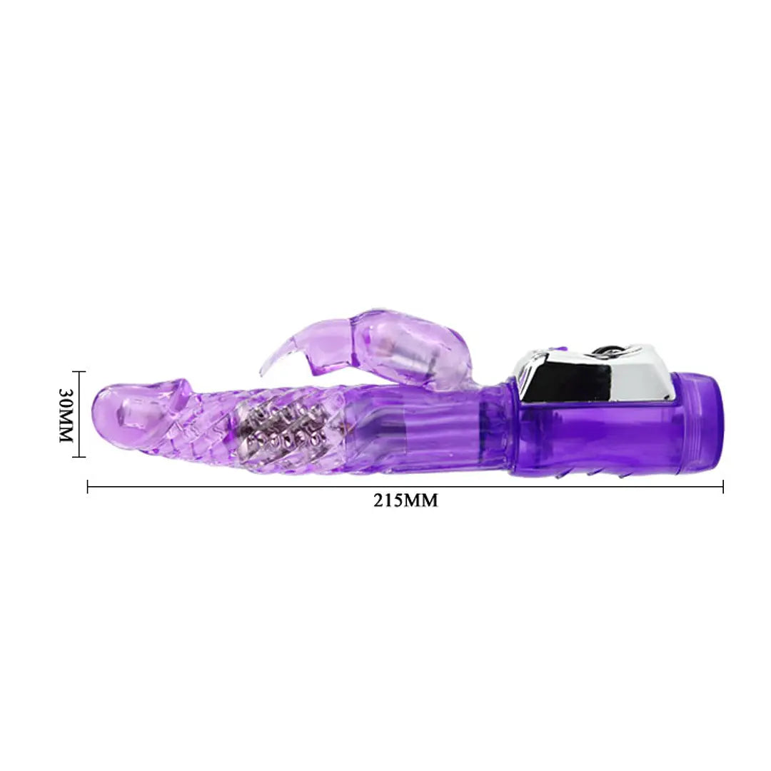 Vibrador Rotador Conejo ( nuevo empaque Happy Angel)