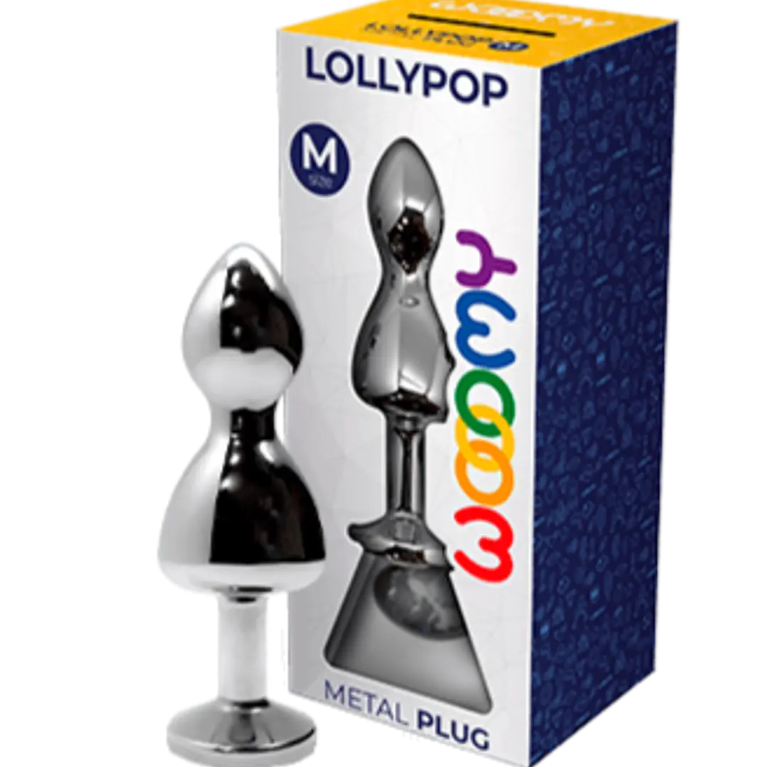 Plug Anal Metálico Wooomy Lollypop