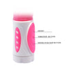 Vibrador estimulacion triple y rotación