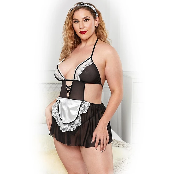 Disfraz de Mucama Una Pieza