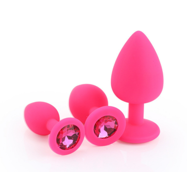 Kit dilatador anal rosado