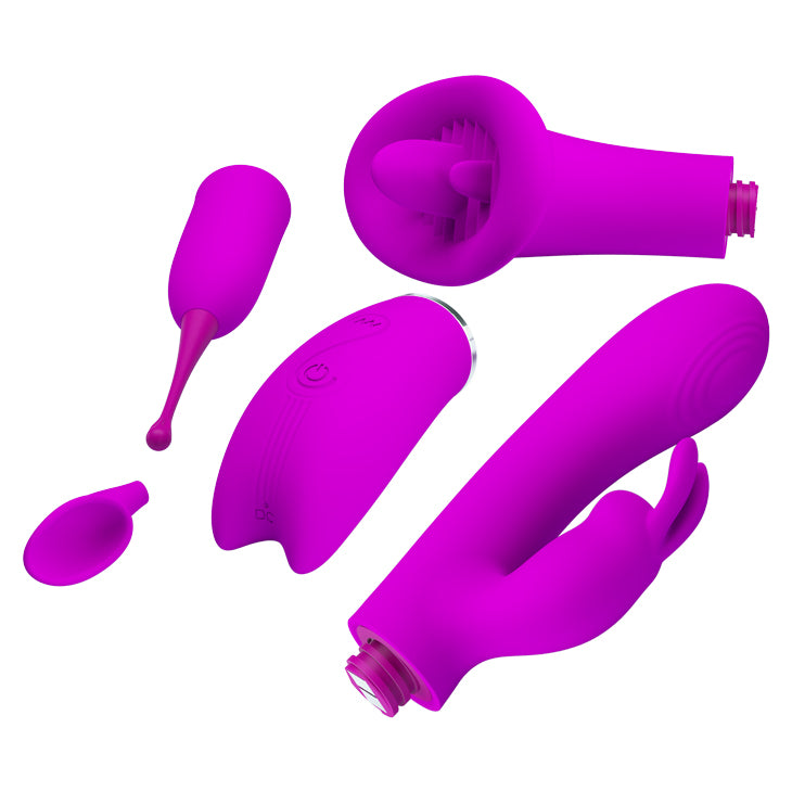 Vibrador Thrill Kit Intercambiable Pretty Love