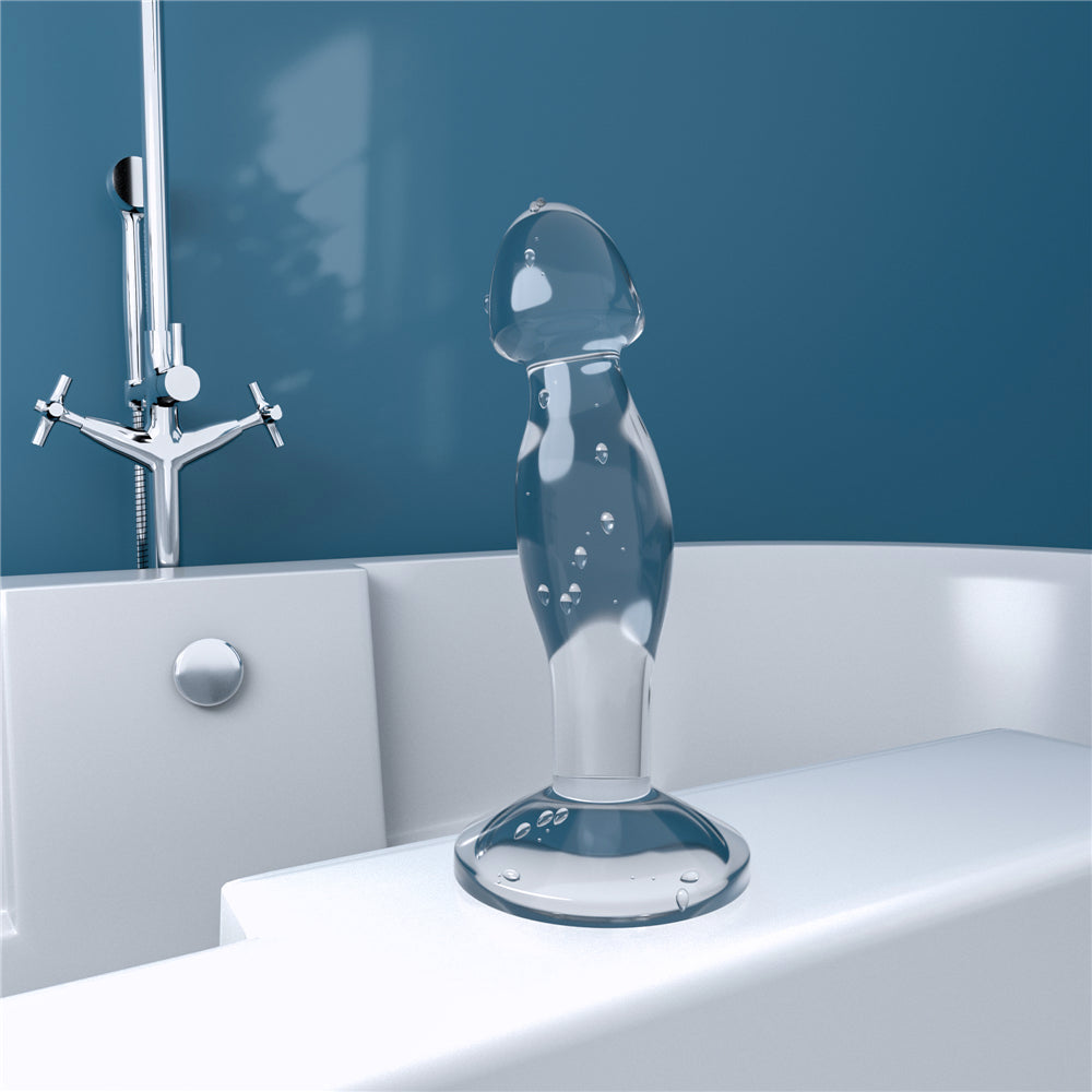 Estimulador de punto G y P transparente 16.5cm