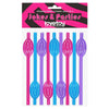 PACK CON 9 BOMBILLAS COLORES EN FORMA DE PENE O VULVA. LOVETOY