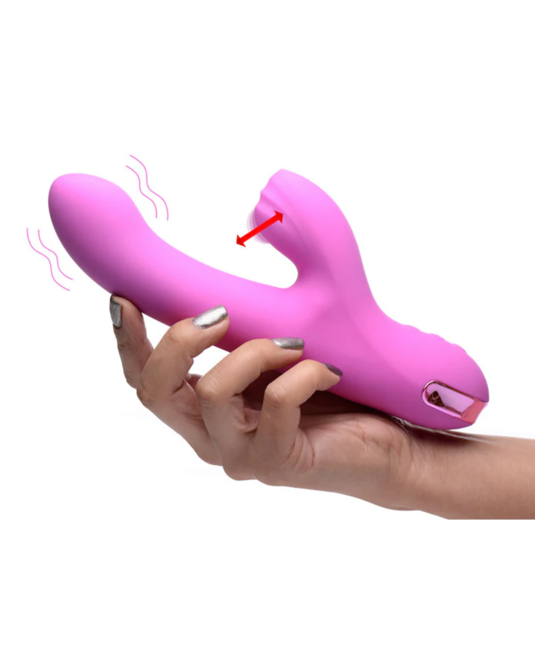 Vibrador & Pulsador Rabbit Pink 13X