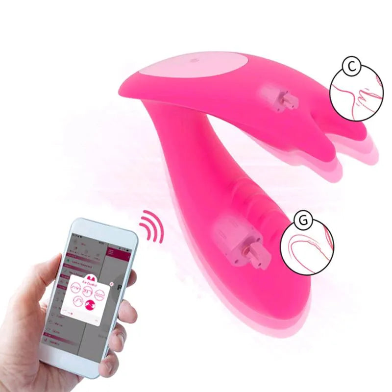 VIBRADOR DE DOBLE MOTOR PORTATIL SMART. MAGIC MOTION - EIDOLON